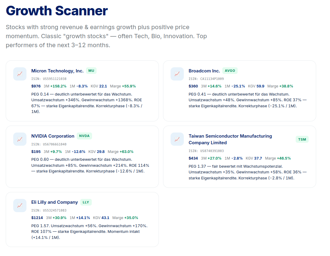 NORTH7 Growth-Scanner